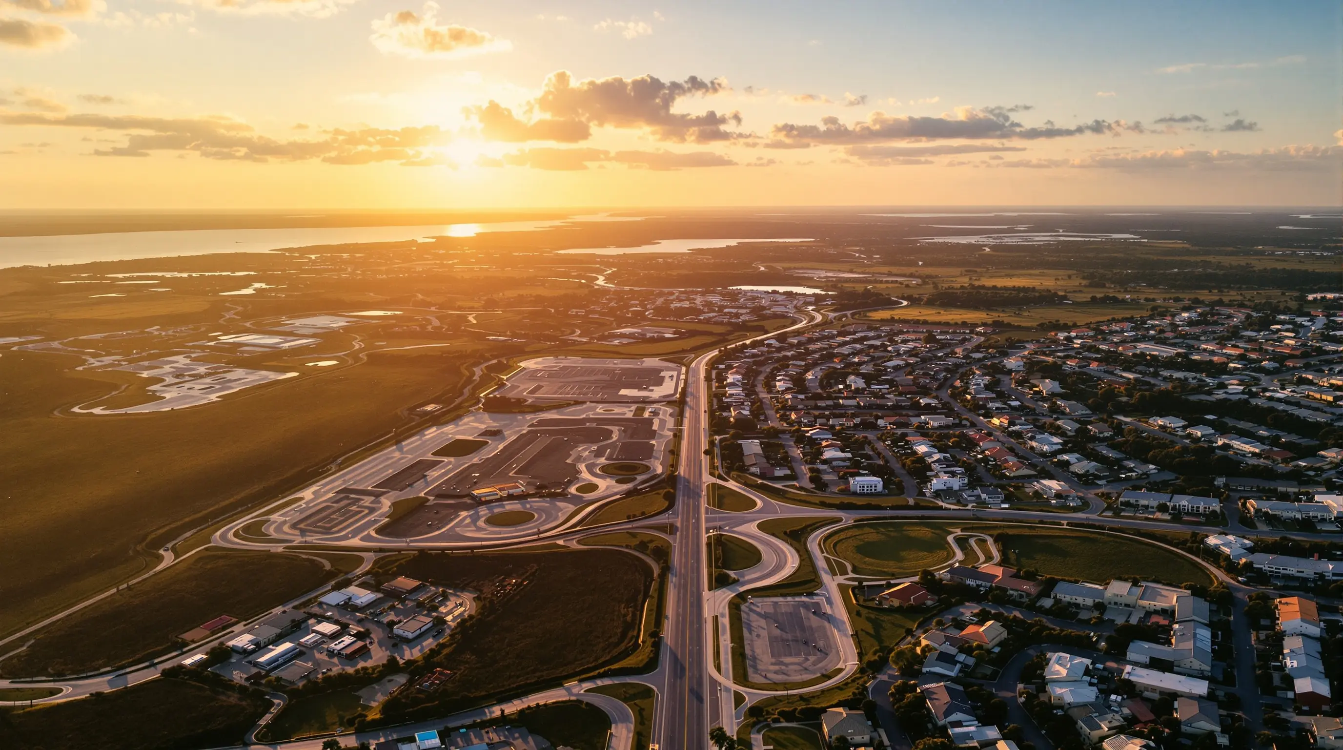 New residential construction in Florida suburban neighborhood