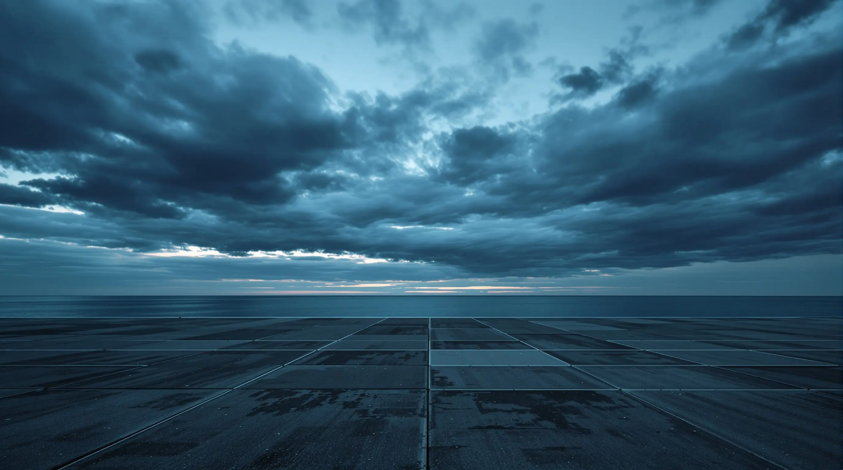 Coastal Florida landscape at twilight