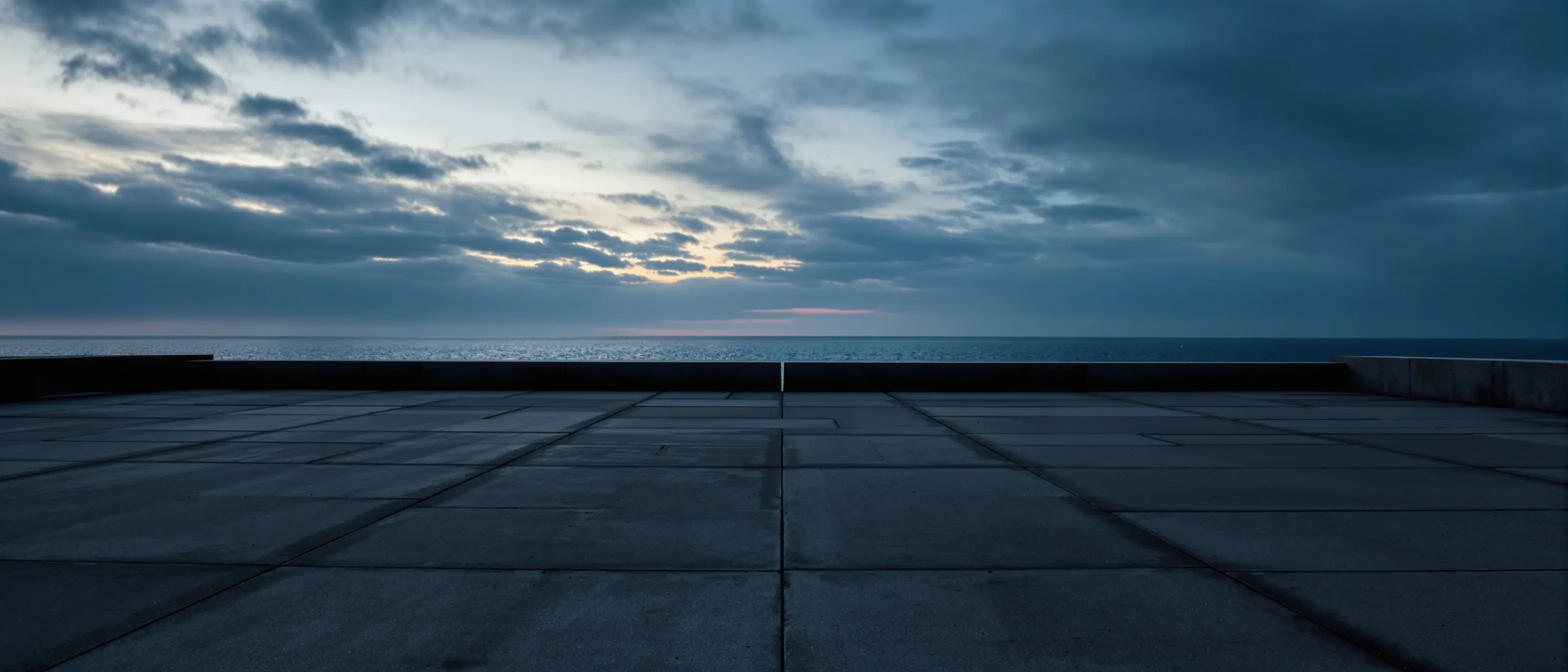 Coastal Florida landscape at twilight