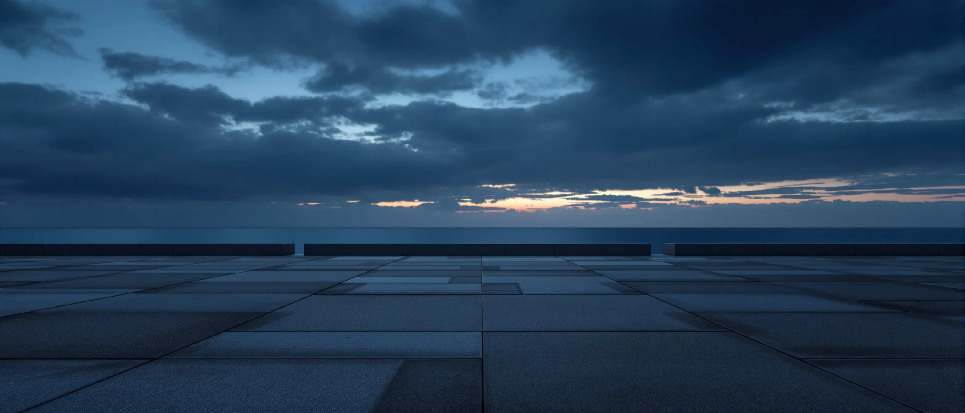Coastal Florida landscape at twilight