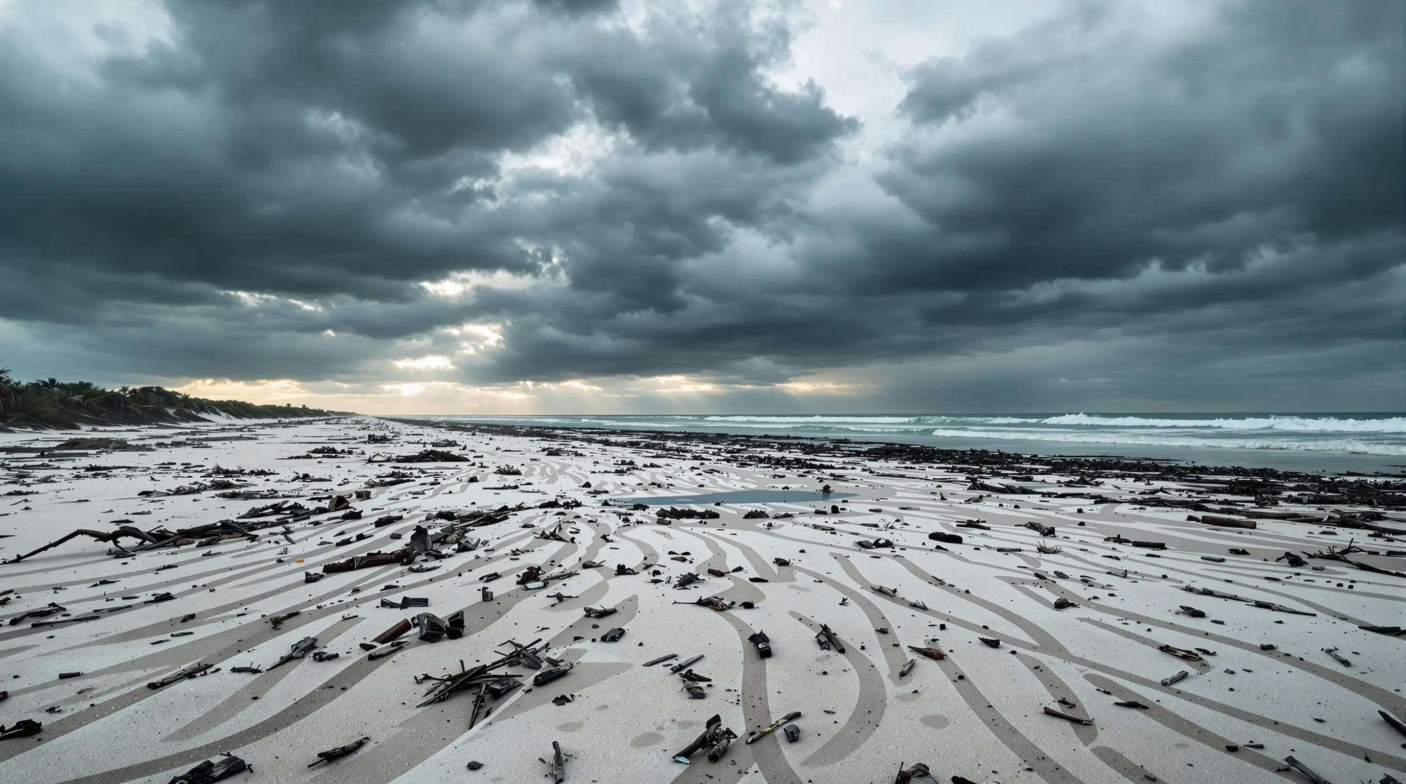Florida coastline aftermath showing coastal resilience need
